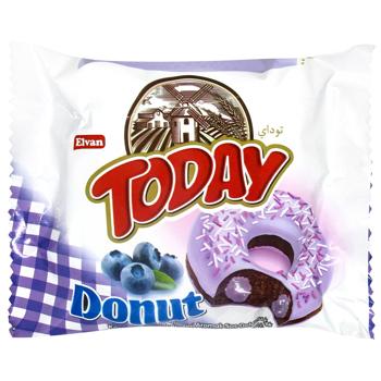 Elvan Today Donut Blueberry 50g - buy, prices for Epicentr FOOD - photo 1