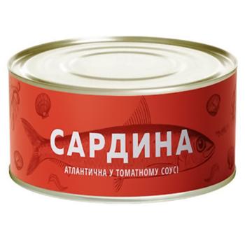 Fish sardines Rybna zatoka canned 240g - buy, prices for Ideal - photo 1