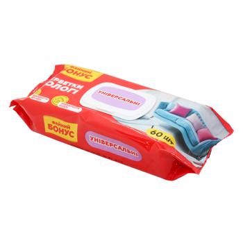 Faynyi Bonus Universal Cleaning Wet Wipes 60pcs - buy, prices for - photo 2