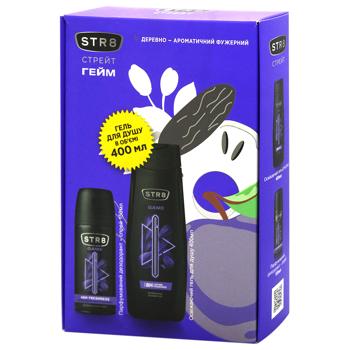 Подарунковий набір STR8 Гейм (дезодорант/гель д/душу) - купить, цены на ULTRAMARKET - фото 1