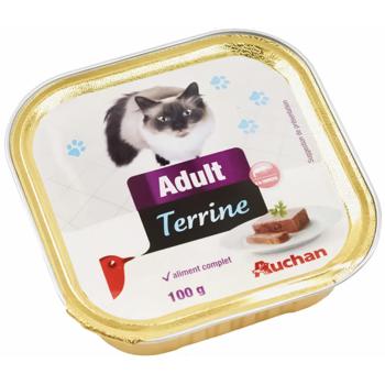 Auchan Pate with Shrimps for Adult Cats 100g - buy, prices for Auchan - photo 1