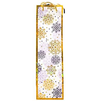 Buromax Stars Wine Bottle Paper Gift Bag 11x38x11cm - buy, prices for METRO - photo 4