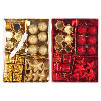 Tarrington House Set of Christmas Tree Ornament Balls 24pcs in assortment - buy, prices for METRO - photo 1