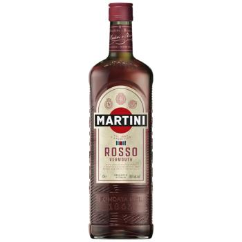 Вермут Martini Rosso червоний десертний 15% 1л - купити, ціни на КОСМОС - фото 1