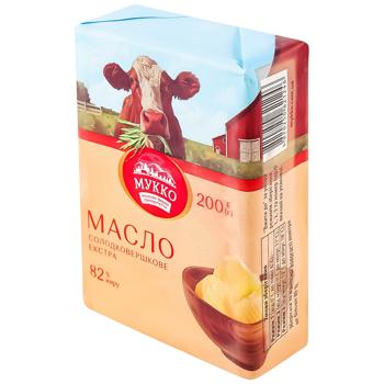 Масло Мукко солодковершкове 82% 200г - купити, ціни на Таврія В - фото 2