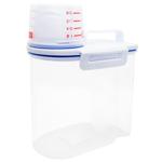 Kitchen Blue Container with Measuring Cup 1.5l 34235