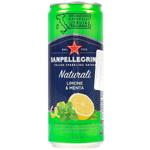 SanPellegrino Lemon and Mint Carbonated Drink 0.33l