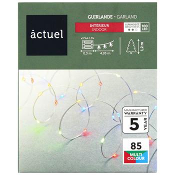 Actuel Dew 100LED Multicolor Battery-powered Garland 8 Programmes 5.25m - buy, prices for - photo 2
