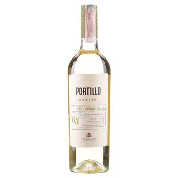 Вино Salentein el Portillo Sauvignon Blanc белое сухое 13,5% 0,75л - купить, цены на МегаМаркет - фото 1