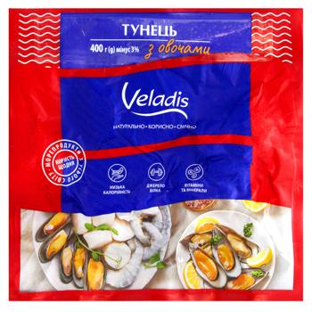 Тунец Veladis с овощами замороженный 400г