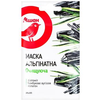 Маска для лица Auchan Альгинатная очищающая 25г