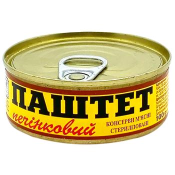 Паштет Онисс печеночный 100г - купить, цены на Чудо Маркет - фото 1