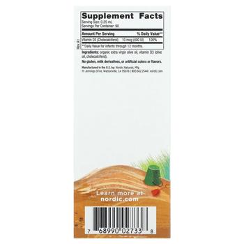 Vitamin d Nordic naturals 22.5ml Usa - buy, prices for Biotus - photo 3
