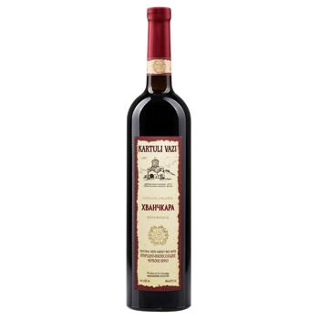 Kartuli Vazi Khvanchkara Red Semi-Sweet Wine 11% 0.75l - buy, prices for COSMOS - photo 1