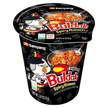 Buldak Рамен Гострий курячий оригінальний в стакані 70г - купити, ціни на Grono - фото 1