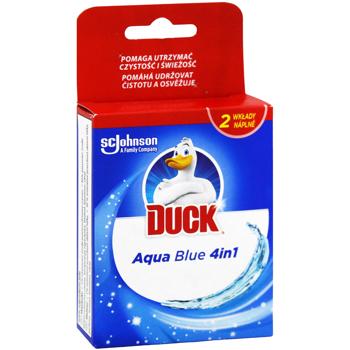 Duck Aqua Blue Toilet Bowl Cleaner 2pcs*40g - buy, prices for ULTRAMARKET - photo 3