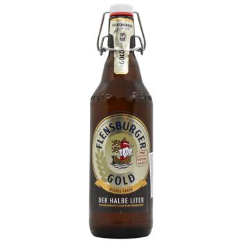 Пиво Flensburger Gold 4,8% 0,5л