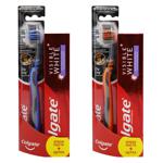 Colgate Visible White Toothpaste and Charcoal Zig Zag Toothbrush Set