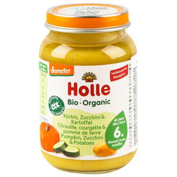 Holle Zucchini and Pumpkin with Potatoes Puree from 6 months 190g - buy, prices for - photo 2