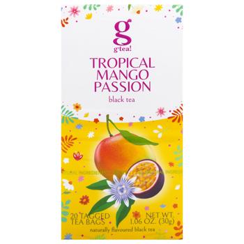 G'tea! Mango and Passion Fruit Black Tea 1.5g*20pcs - buy, prices for - photo 3