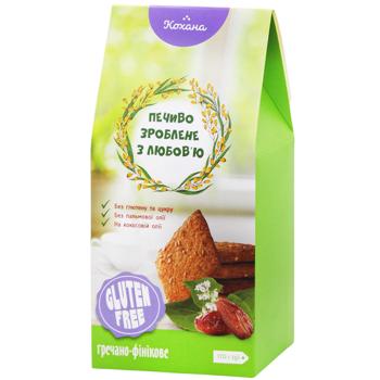 Kohana Gluten Free and Sugar Free Buckwheat-Date Cookies 170g
