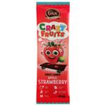 Конфета БКК Crazy Fruits яблоко-клубника 14г