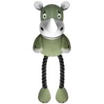 Игрушка для собак Milk & Pepper Sekou Носорог с пищалкой 26см