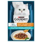 Корм вологий Gourmet Perle Соус Де-Люкс з тунцем для дорослих котів 85г