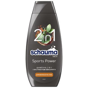 Schwarzkopf Schauma Shampoo Sports Power 400ml - buy, prices for NOVUS - photo 1