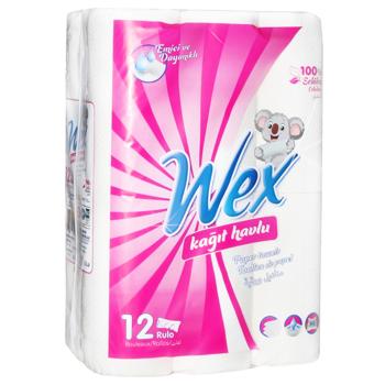Рушники паперові Wex 2-шарові 12шт - купити, ціни на КОСМОС - фото 3