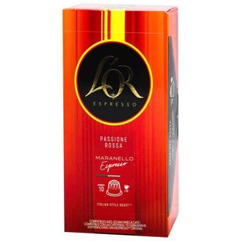 Кофе в капсулах L’OR Passione Rossa Maranello Espresso 10шт - купить, цены на METRO - фото 1