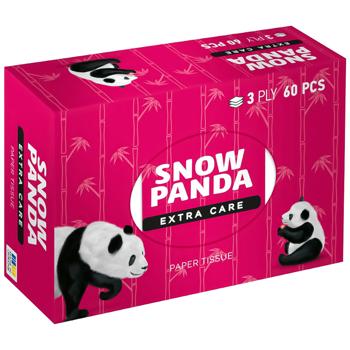 Snow Panda Extra Care Cosmetic Napkins 3-layer 60pcs