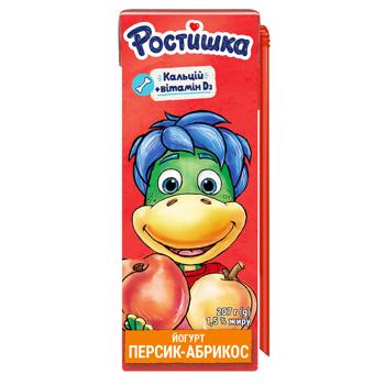 Rostishka Peach-Apricot Yogurt 1.5% 207g - buy, prices for Auchan - photo 1
