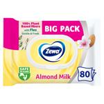 Туалетний папір вологий Zewa Almond Milk 80шт