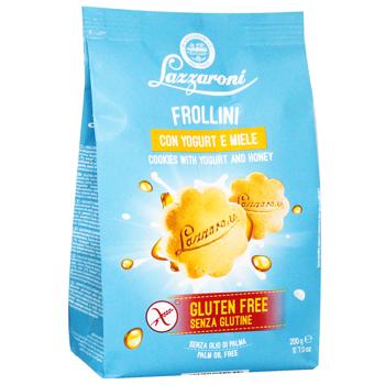 Печ. Lazzaroni 200г пісоч.безглютен.йогурт. та мед(Італія) - купити, ціни на КОСМОС - фото 2