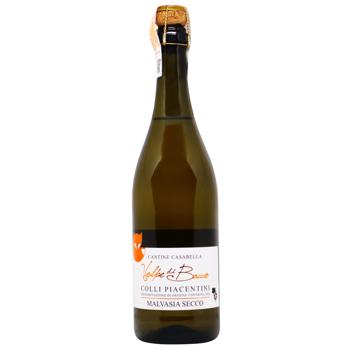 Вино игристое Volpe di Bacco Malvasia Frizzante Secco белое сухое 10,5% 0,75л - купить, цены на WINETIME - фото 1