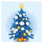 Серветка La Fleur Бавовняна ялинка 33*33см 16шт*2шар