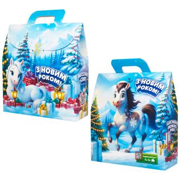 Sweet Trader Snowy Horseshoe Christmas Sweets Set 301g