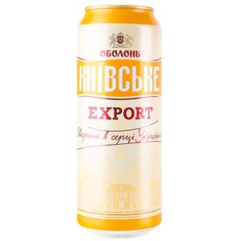 Obolon Kyiv Export Light Beer 0.5l