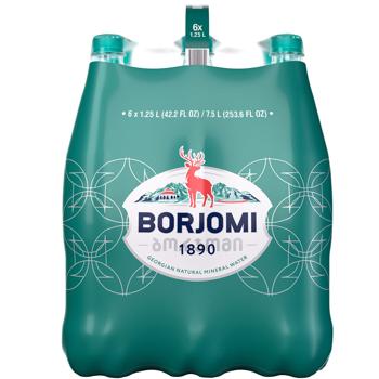 Вода минеральная Borjomi сильногазированная пластиковая бутылка 1,25л - купить, цены на MasterZoo - фото 3
