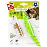 Игрушка для кошек GiGwi Refillable Catnip Мышка резиновая 16,5см