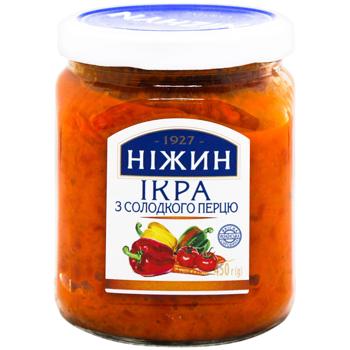Ікра Ніжин з солодкого перцю 450г