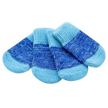 YIWU Non Skid Socks for Dogs s.M Blue