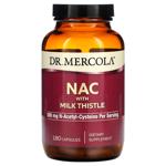 N-ацетилцистеин и расторопша Dr. Mercola NAC 500мг 180 капсул