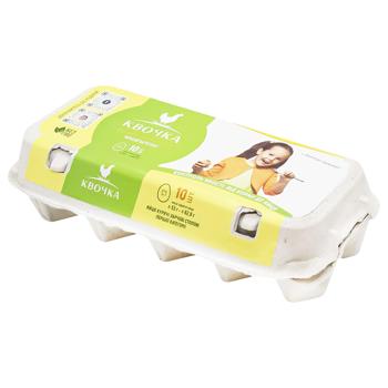 Kvochka Chicken Eggs C1 10pcs - buy, prices for MegaMarket - photo 1
