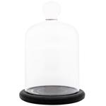 Скляний дисплей Cereria Molla Scent Tester Display with Glass Dome and Wood 1 шт