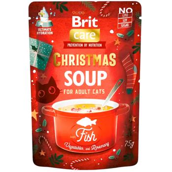 Brit Care Christmas Soups набір супів для котів 15 шт х 75 г - асорті - купить, цены на MasterZoo - фото 4
