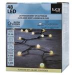 Luca Classic White Snake Garland 48 LED bulb 3.9m