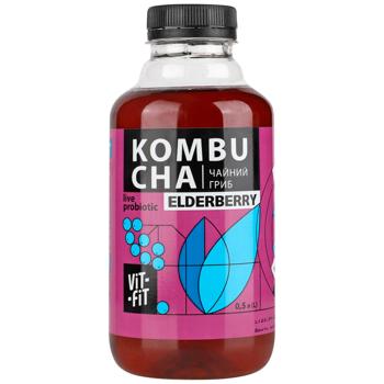 Vit-Fit Elderberry Kombucha 0.5l - buy, prices for Torba - photo 1