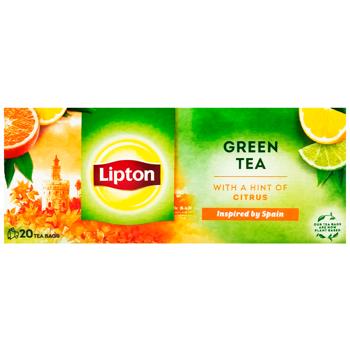 Lipton Citrus Green Tea 1.3g*20pcs - buy, prices for Vostorg - photo 2